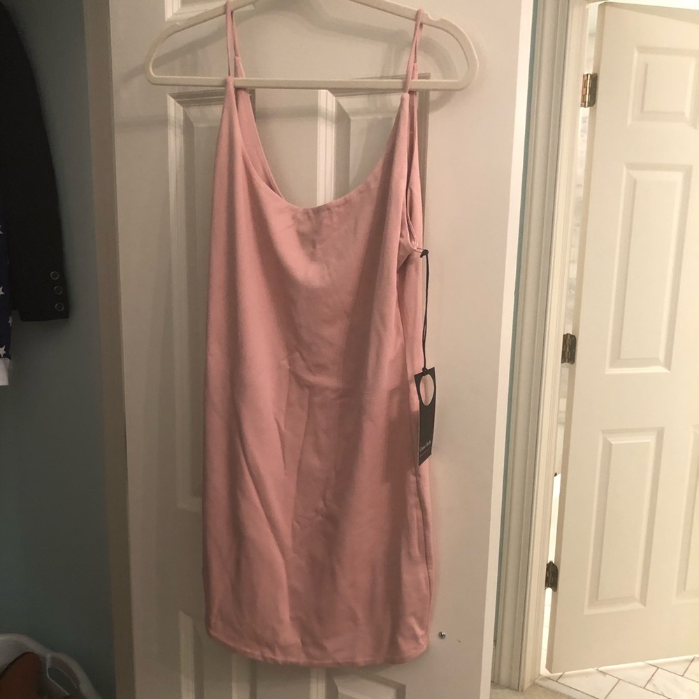 Privacy Please Light Pink Cotton Dress